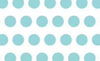 Aqua Polka Dots Printed Background Paper
