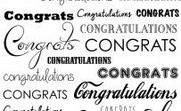 Congratulations Printed Background Paper