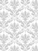 Gray Floral Printed Background Paper