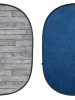 Gray Pine/Blue Collapsible Backdrop